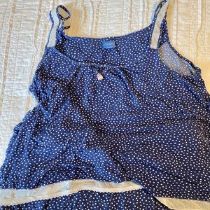 Sleep shorts and tank set